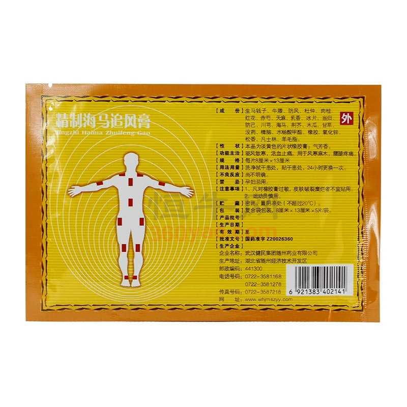健民 精制海马追风膏