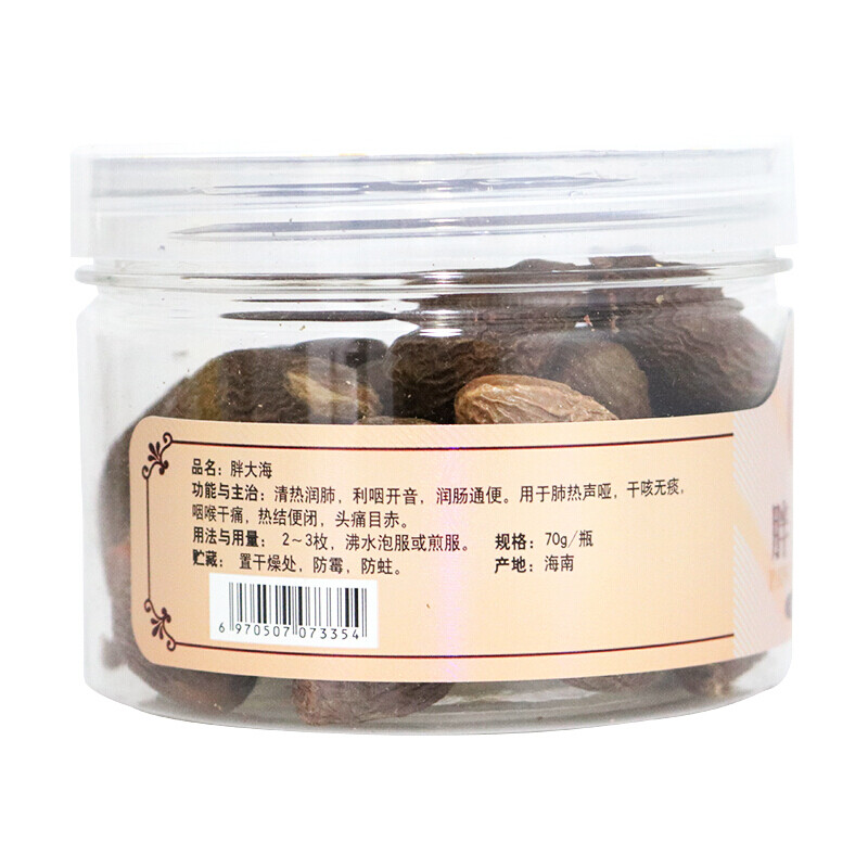 北京同仁堂 胖大海