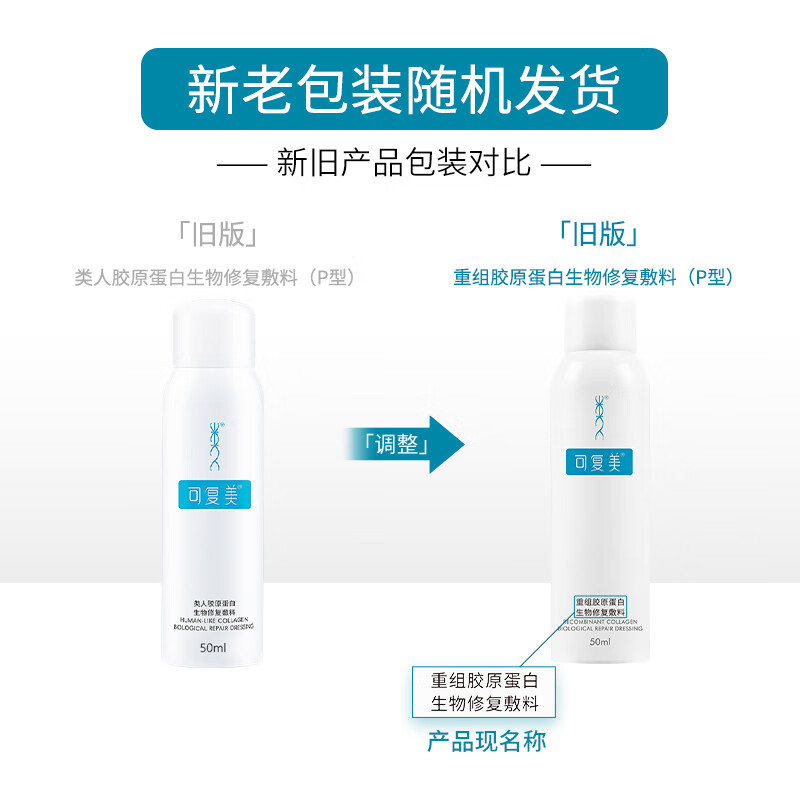 可复美 类人胶原蛋白生物修复敷料