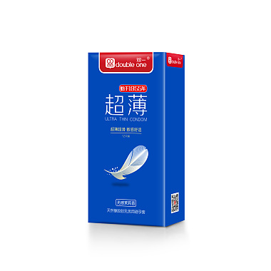 双一天然胶乳橡胶避孕套无感超薄