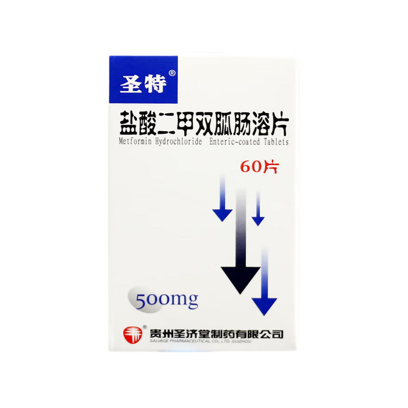 圣济堂 盐酸二甲双胍肠溶片