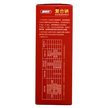 复合碘皮肤黏膜消毒液