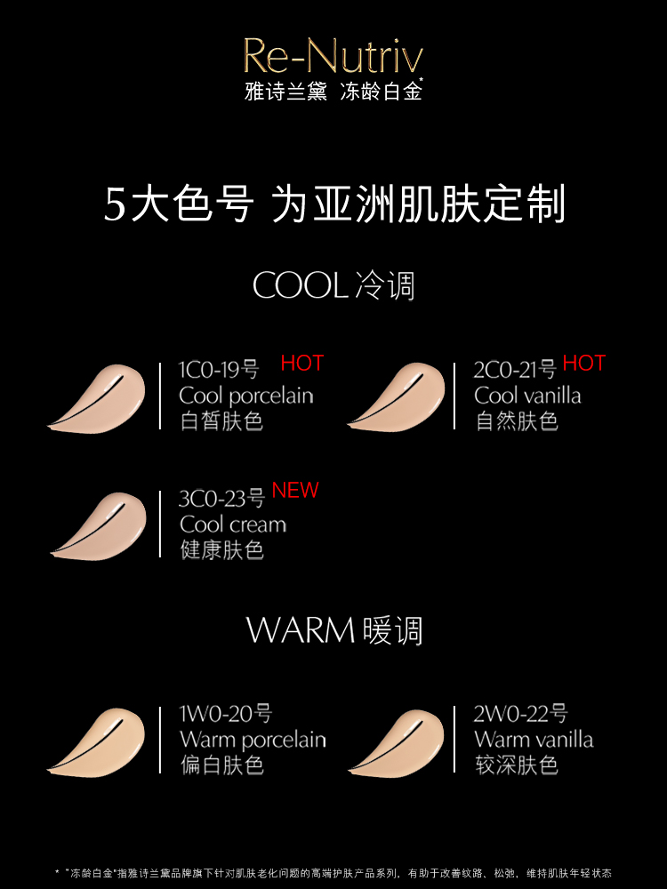 雅诗兰黛 白金级奢宠光璨精华粉底液19（1C0）