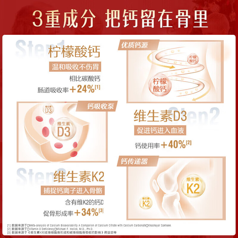 Swisse斯维诗  K2柠檬酸钙