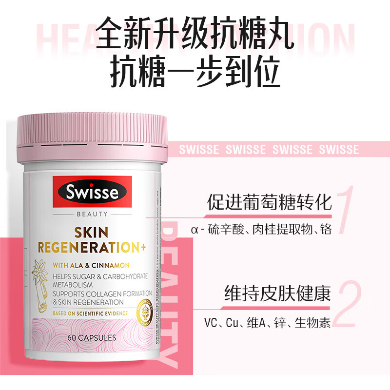 Swisse斯维诗 抗糖焕肤胶囊 