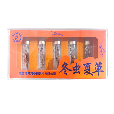 龙开河 冬虫夏草 1g*5瓶/盒（3000条/kg) 江西龙开河中药饮片有限公司