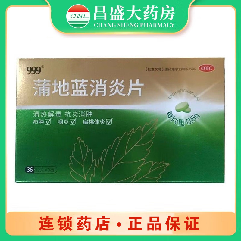 999 蒲地蓝消炎片