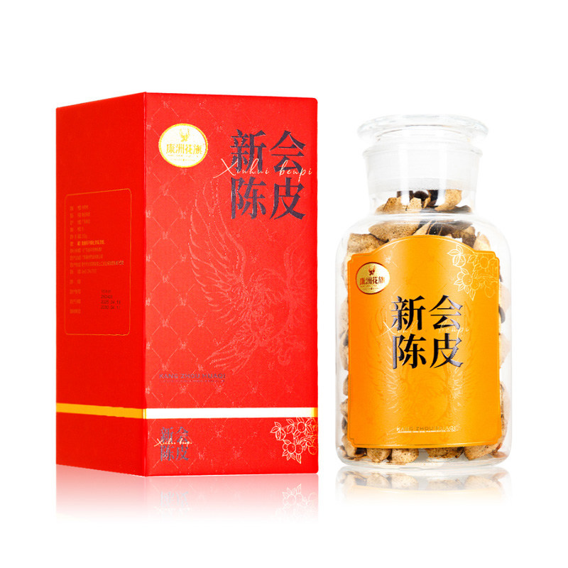 康洲 新会陈皮 10年 250g/瓶+燕窝 密盏50g/盒