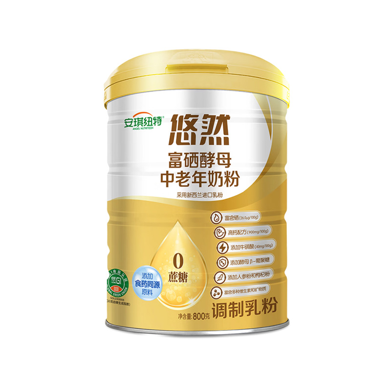 安琪纽特 悠然富硒酵母中老年奶粉